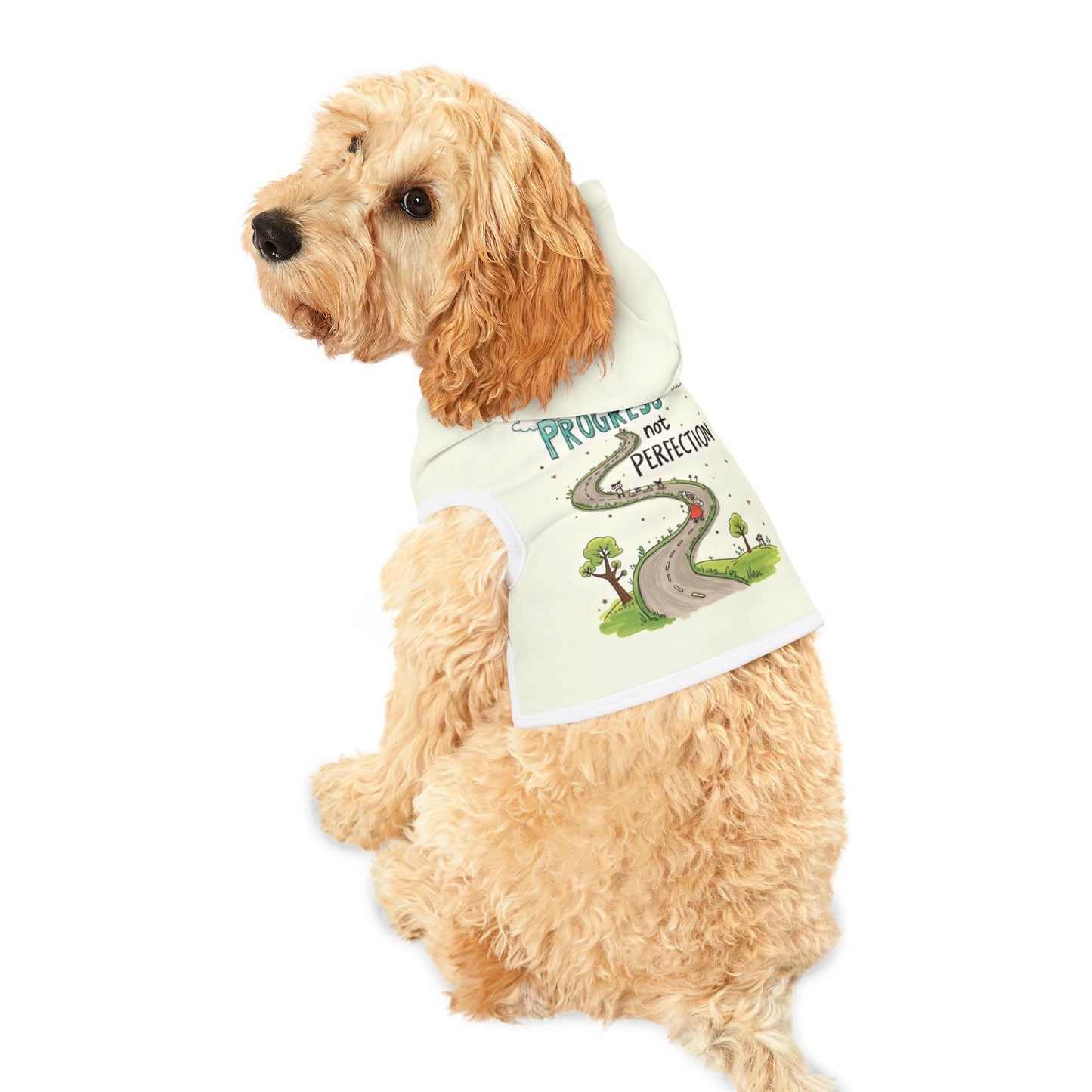 "Progress not perfection" hoodie,cute gift to pets