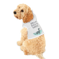 Inspirational Dinosaur Pet Hoodie, Cute Dog Sweater, Adorable Pet Apparel, Perfect Gift for Pets, Motivational Hoodie for Dogs